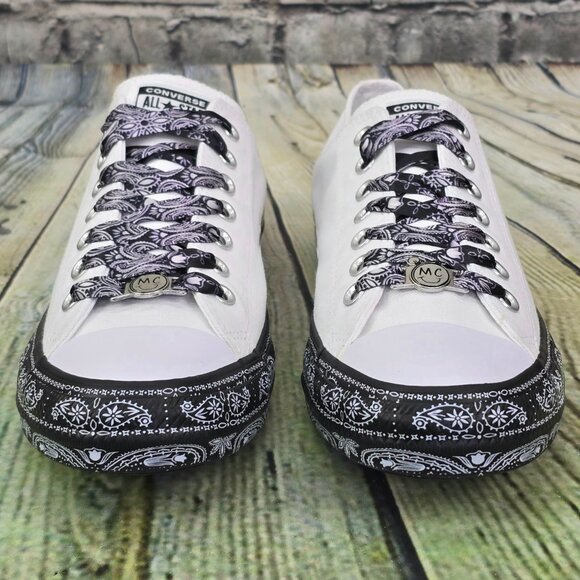 Converse x Miley Cyrus Chuck Taylor Sneakers Women’s 11 White Black CTAS 162235C - Picture 4 of 11
